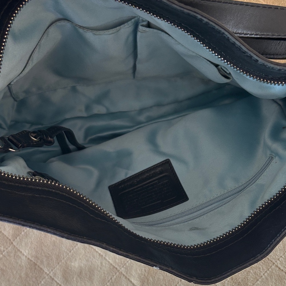 Coach Black and Gray Women's Bag - Picture 6 of 9